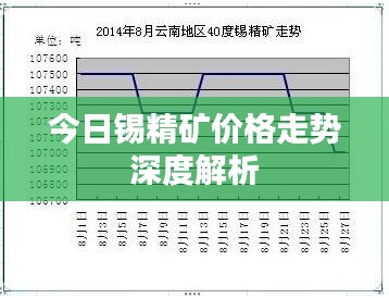 今日锡精矿价格走势深度解析