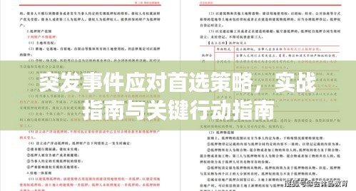 突发事件应对首选策略，实战指南与关键行动指南