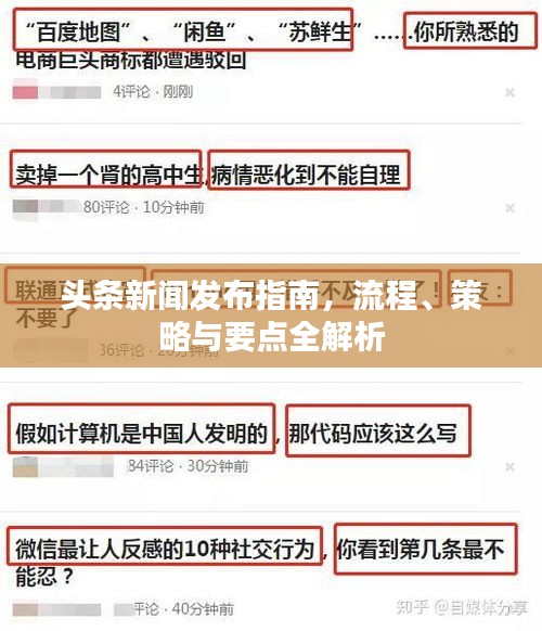 头条新闻发布指南，流程、策略与要点全解析