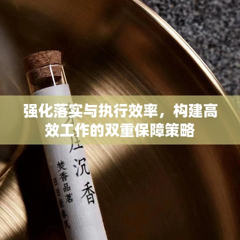 强化落实与执行效率，构建高效工作的双重保障策略