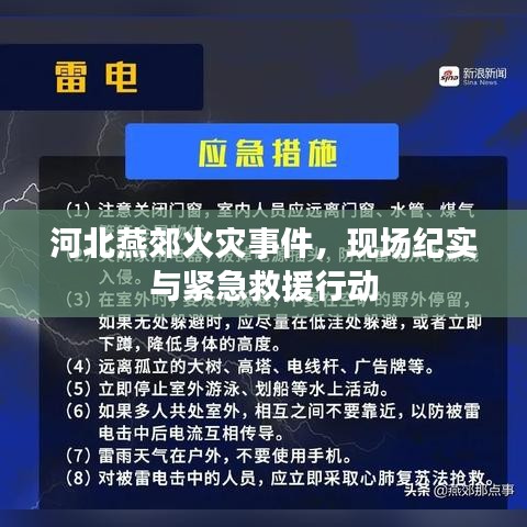 河北燕郊火灾事件，现场纪实与紧急救援行动