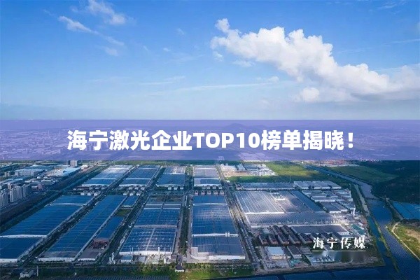 海宁激光企业TOP10榜单揭晓！