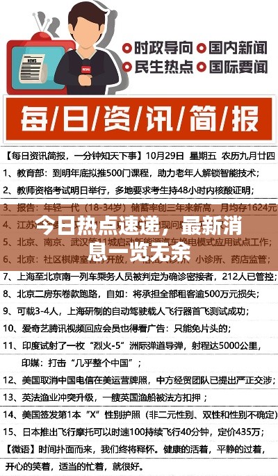 今日热点速递，最新消息一览无余
